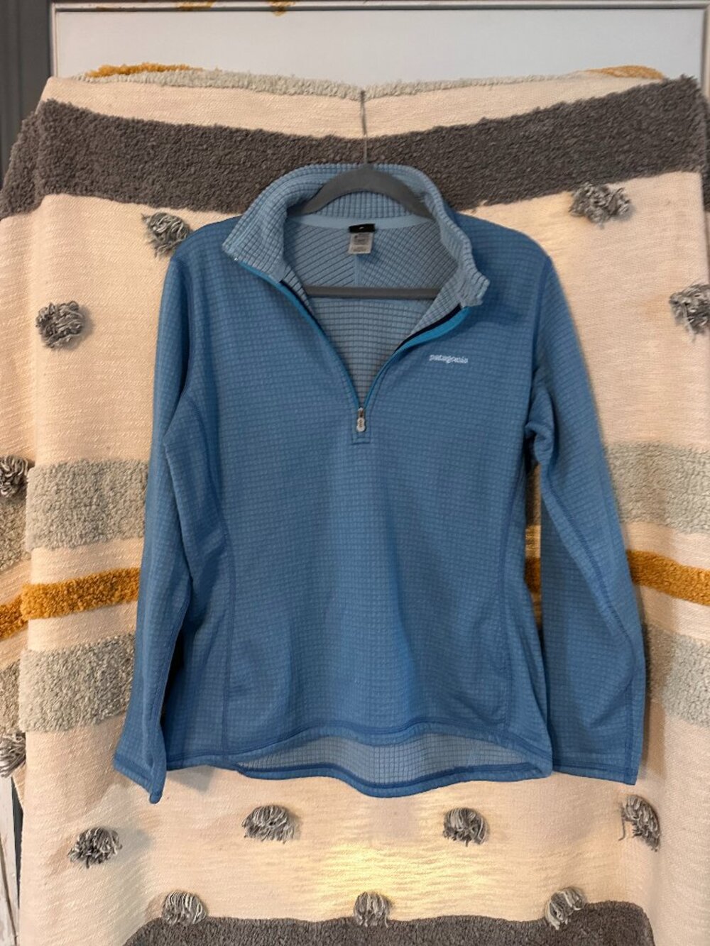 Patagonia R1 Regulator Fleece Half Zip Pullover Technical Jacket Blue - L